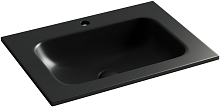 Раковина накладная мебельная Ceramicanova Grace CN7011MB, черный матовый