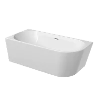 Асимметричная угловая акриловая ванна Sancos Veneto L FB11 левосторонняя, 170x80 см