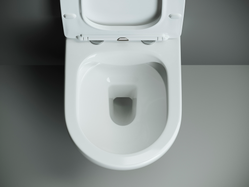 Подвесной унитаз Ceramicanova Mono CN1905 с крышкой-сидением фото 8