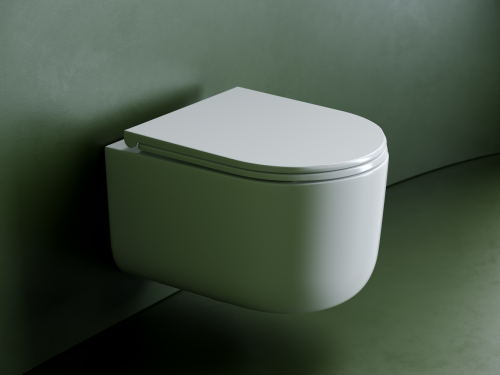 Подвесной унитаз Ceramicanova Ulma CN4006T с крышкой-сидением, фото 9
