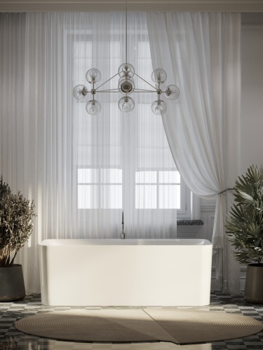 Акриловая ванна Sancos Omega FB16, 170x80 см фото 4