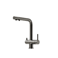 Смеситель для кухни Sancos Foster SC4014GG, вороненая сталь