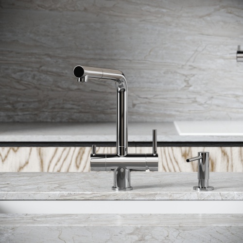 Смеситель для кухни Sancos Spin SC4015CH, хром фото 4