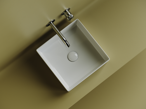 Накладная раковина Ceramicanova Element СN6068, белый глянец фото 6