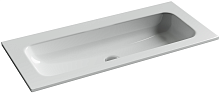 Раковина накладная мебельная Ceramicanova Grace CN7013wx без отверстия под смеситель, белый глянец