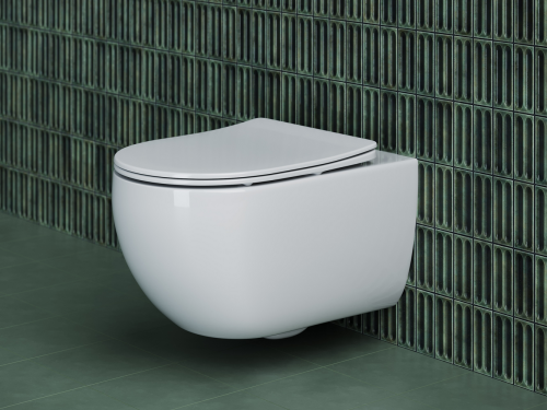 Подвесной унитаз Ceramicanova Long CN3015 с крышкой-сидением фото 5