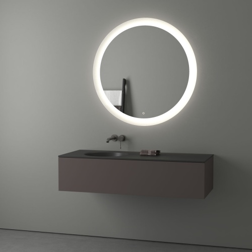 Зеркало Evoform Ledshine BY 2627 с LED-подсветкой и сенсорным выключателем, 100х100 см., 4000К фото 4