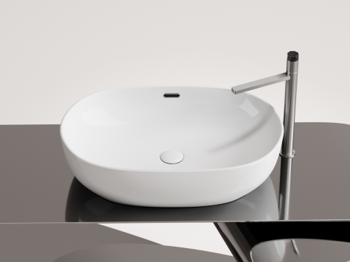 Накладная раковина Ceramicanova Element CN6064, белый глянец фото 6