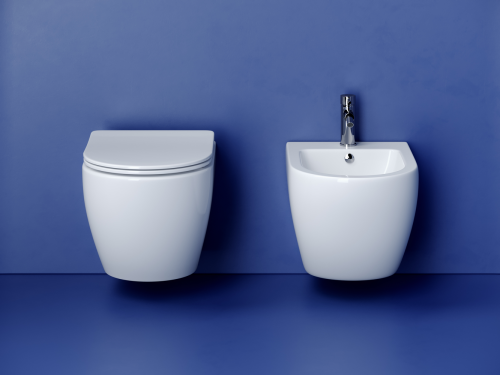 Подвесной унитаз Ceramicanova Metropol CN4002T с крышкой-сидением фото 15