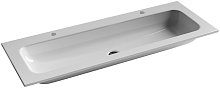 Раковина накладная мебельная Ceramicanova Element Grace CN7016 с двумя отверстиями под смеситель, белый глянец CN7016 Раковина накладная мебельная Ceramicanova Element Grace CN7016 с двумя отверстиями под смеситель, белый глянец