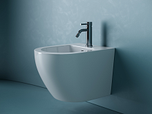 Биде подвесной Ceramicanova Uno CN11002 белое глянцевое CN11002 Биде подвесной Ceramicanova Uno CN11002 белое глянцевое