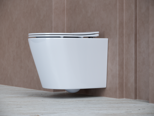 Подвесной унитаз Ceramicanova Balearica CN6000 с крышкой-сидением фото 7