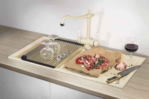 Смеситель для кухни Omoikiri Amagasaki-CH шампань фото 2