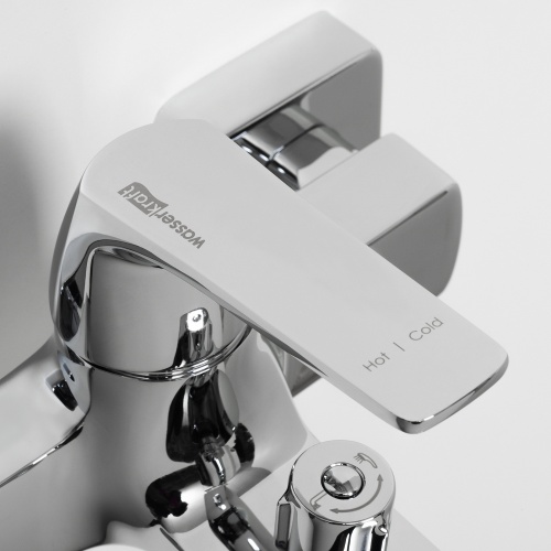 Смеситель для ванны и душа WasserKRAFT Neime 1901, хром фото 12