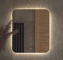 Зеркало DEFESTO OPTI DF 2806S с LED-подсветкой 60x70 см., сенсорный выключатель, 4500 K