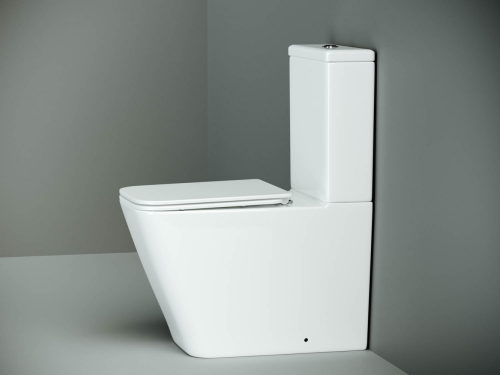 Унитаз-компакт Ceramicanova Cubic CN1803 Rimless с крышкой-сидением фото 2