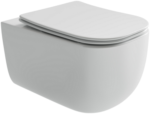Подвесной унитаз Ceramicanova Noel CN3013 с крышкой-сидением