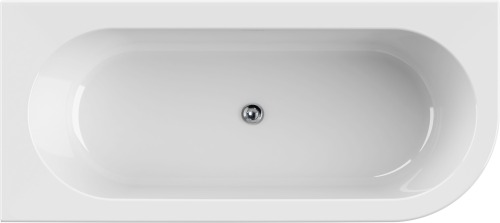 Акриловая ванна Cezares SLIM CORNER 180х80 см., левосторонняя, с каркасом, со сливом-переливом фото 2