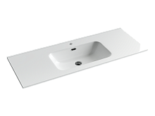 Раковина накладная мебельная Ceramicanova Element CN7006, белый глянец