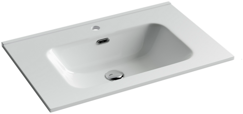 Раковина накладная мебельная Ceramicanova Element CN7007, белый глянец