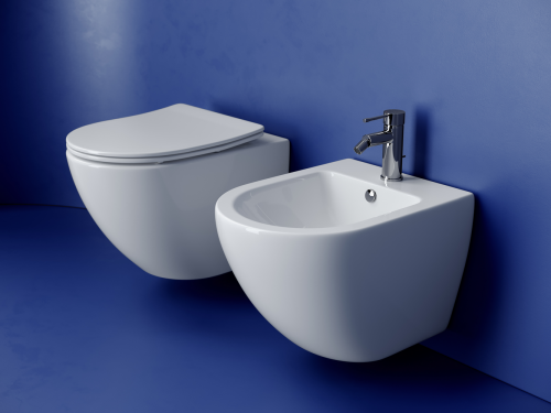 Подвесной унитаз Ceramicanova Metropol CN4002T с крышкой-сидением фото 14