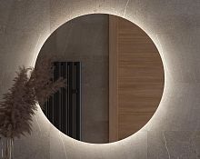 Зеркало DEFESTO OPTI DF 2845 с LED-подсветкой Ø80 см., без выключателя, 4500 K