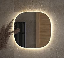 Зеркало DEFESTO OPTI DF 2849 с LED-подсветкой 60x60 см., без выключателя, 4500 K