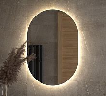 Зеркало DEFESTO OPTI DF 2905R с LED-подсветкой 60x90 см., ИК - выключатель, 4500 K