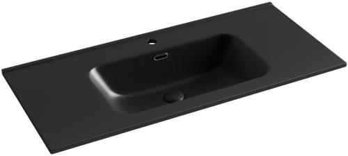 Раковина накладная мебельная Ceramicanova Element CN7003MB, черный матовый