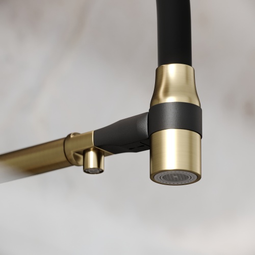 Смеситель для кухни Sancos Garda SC4009BG, брашированное золото фото 10