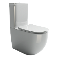 Унитаз-компакт Ceramicanova Mia CN1801 с крышкой-сидением CN1801-B + CN1801-T Унитаз-компакт Ceramicanova Mia CN1801 с крышкой-сидением
