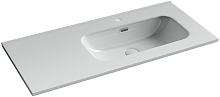 Раковина накладная мебельная Ceramicanova Element CN7003R, чаша справа, белый глянец
