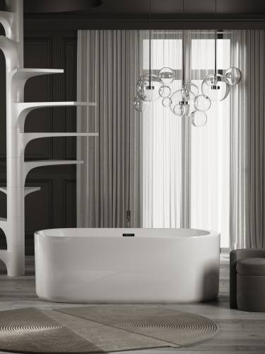 Акриловая ванна Sancos Fiori FB04, 170x80 см фото 5