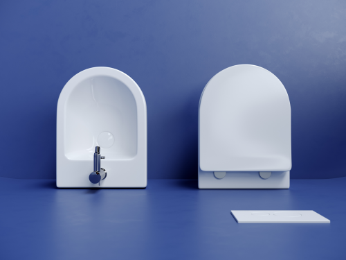 Подвесной унитаз Ceramicanova Metropol CN4002T с крышкой-сидением фото 17