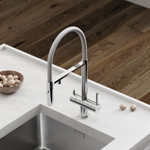 Смеситель для кухни Sancos Imola SC4010CHwh, хром фото 5