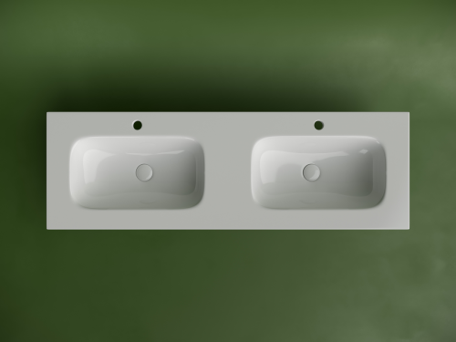 Раковина накладная мебельная Ceramicanova Grace CN7022, белый глянец фото 3