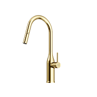 Смеситель для кухни Sancos Grand SC4002BG, брашированное золото