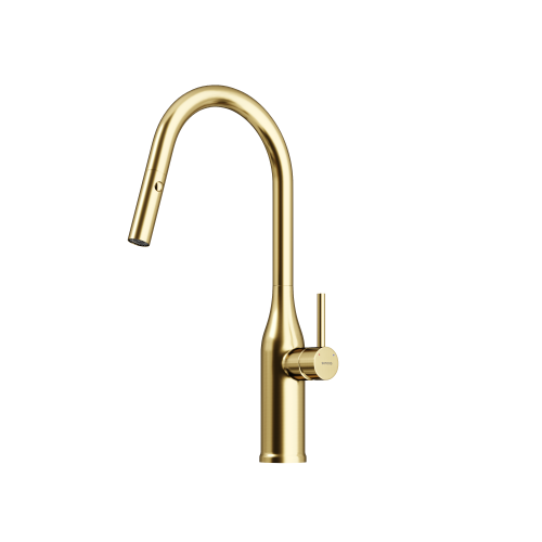 Смеситель для кухни Sancos Grand SC4002BG, брашированное золото