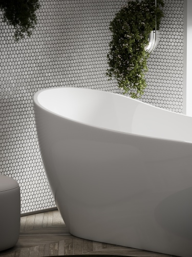 Акриловая ванна Sancos Perla FB06, 170x72 см фото 7