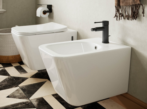 Подвесной унитаз Ceramicanova Metric CN3007 с крышкой-сидением фото 11