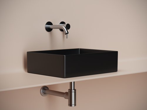 Накладная раковина Ceramicanova Element СN6069MB, черный матовый фото 5