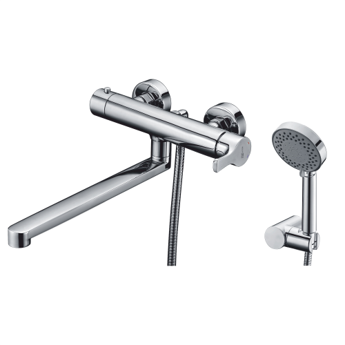 Смеситель для ванны и душа WasserKRAFT Berkel 4802L с длинным изливом, хром