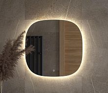 Зеркало DEFESTO OPTI DF 2849S с LED-подсветкой 60x60 см., сенсорный выключатель, 4500 K
