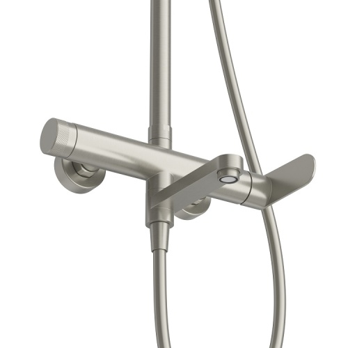 Душевая стойка CEZARES STYLUS-CVD-IN с изливом, сатин фото 4