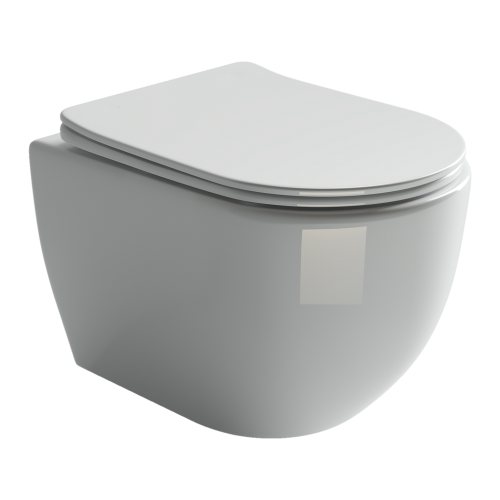 Подвесной унитаз Ceramicanova Mia CN1805 с крышкой-сидением