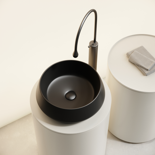 Накладная раковина Ceramicanova Maya CN12004MB, черный матовый фото 4