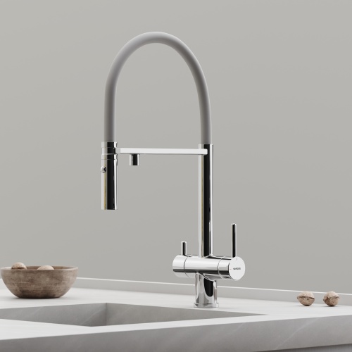 Смеситель для кухни Sancos Imola SC4010CHwh, хром фото 7