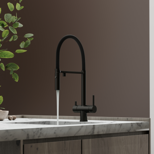 Смеситель для кухни Sancos Imola SC4010MB, матовый черный фото 14