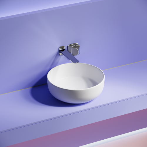 Накладная раковина Ceramicanova Taycan CN12003MW, белый матовый фото 2