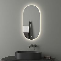 Зеркало Evoform Ledshine BY 2686 с LED-подсветкой и сенсорным выключателем, 40х80 см., 4000К